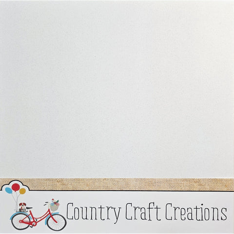 Artisan Cardstock - Linen - Speckletone White / Single Sheet