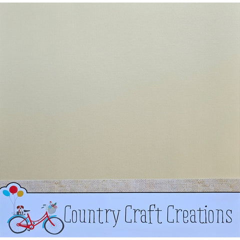 Artisan Cardstock - Linen - Pearl / Gold - 12x14 - 12 Sheet Pack