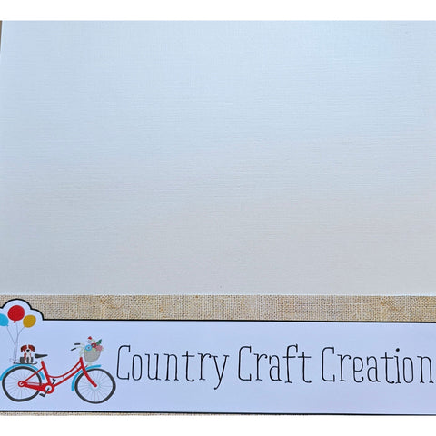 Artisan Cardstock - Linen - Pearl / White - 12 Sheet Pack / 12 x 14