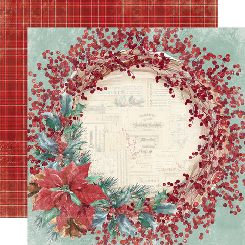 Simple Stories - Simple Vintage 'Tis The Season - 12x12 Single Sheet - Home for the Holidaysl
