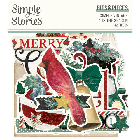 Simple Stories - Simple Vintage 'Tis The Season - Bits & Pieces