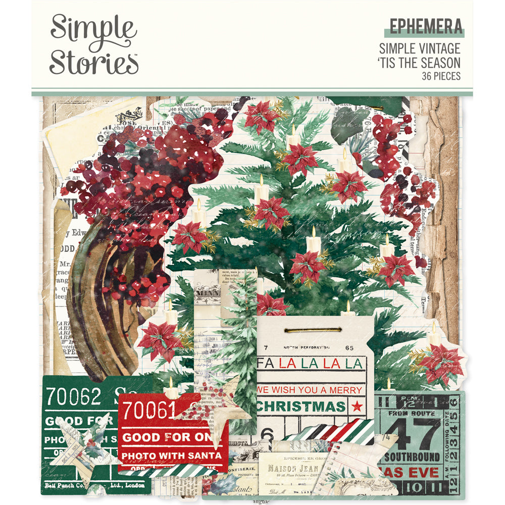 Simple Stories - Simple Vintage 'Tis The Season - Ephemera