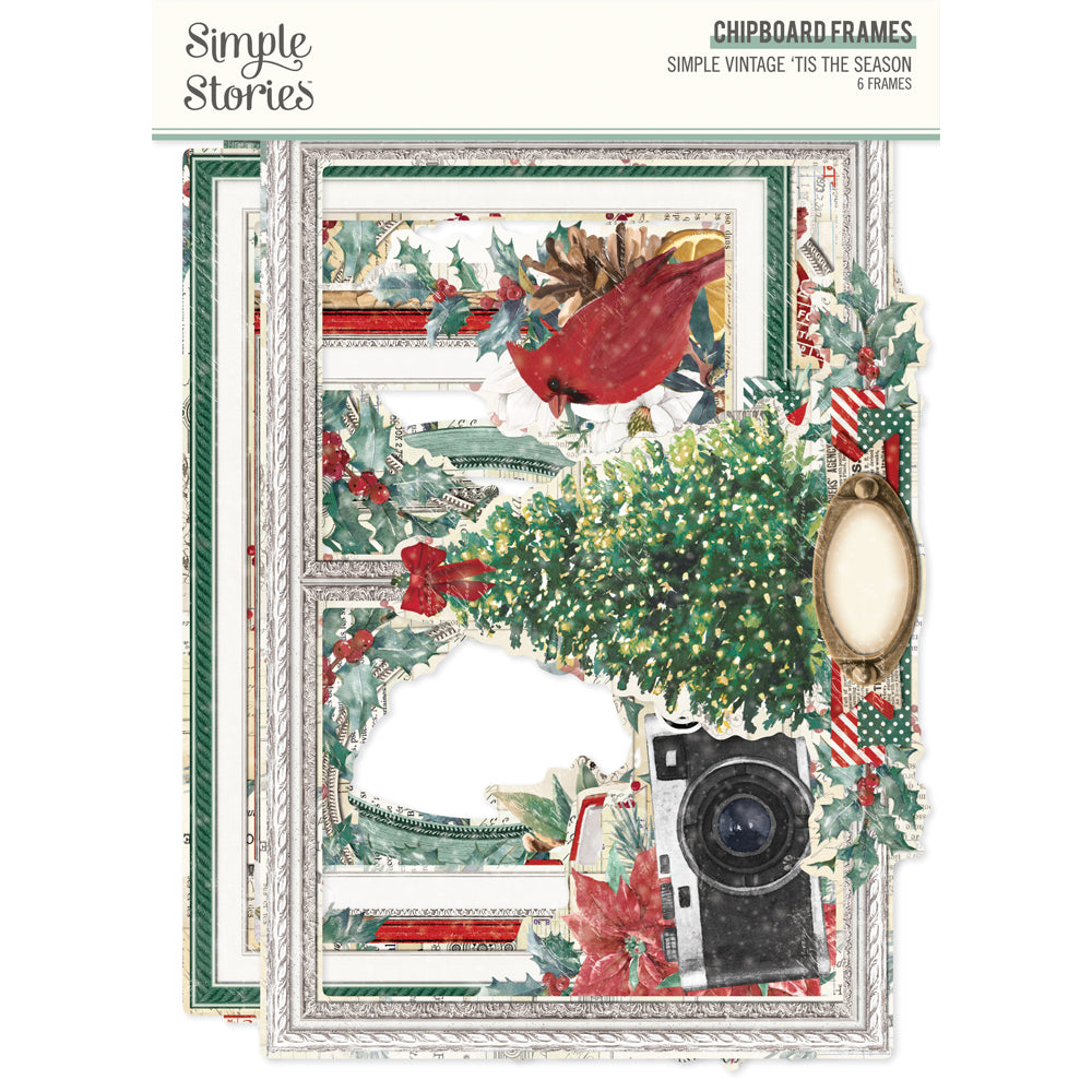 Simple Stories - Simple Vintage 'Tis The Season - Chipboard Frames