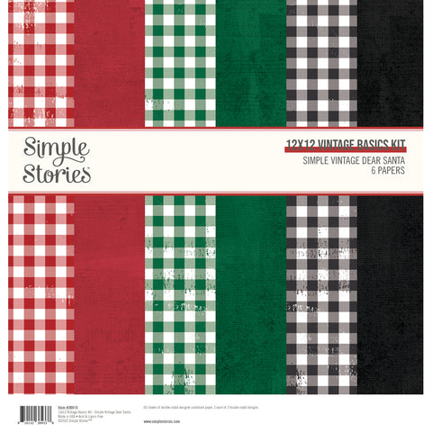 Simple Stories - Simple Vintage Dear Santa - Basics Kit