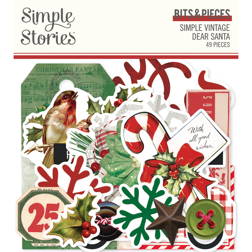 Simple Stories - Simple Vintage Dear Santa - Bits & Pieces
