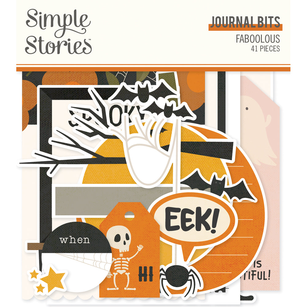 Simple Stories - FaBOOlous - Journal Bits & Pieces