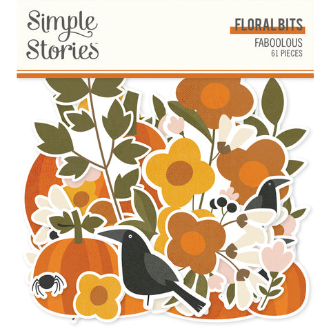 Simple Stories - FaBOOlous - Floral Bits & Pieces