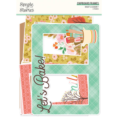 Simple Stories - What's Cookin' - Chipboard Frames