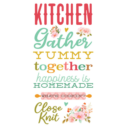 Simple Stories - What's Cookin' - Foam Stickers