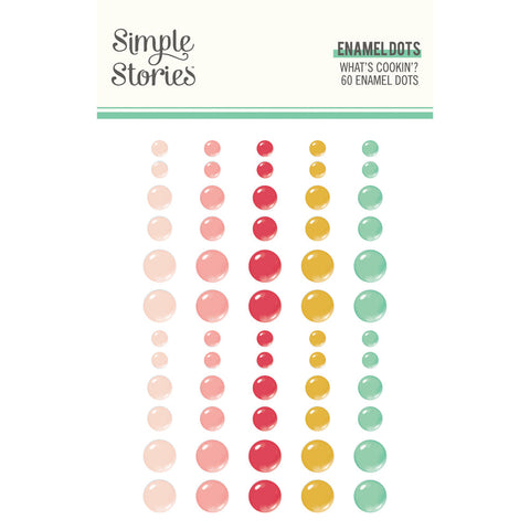 Simple Stories - What's Cookin' - Enamel Dots