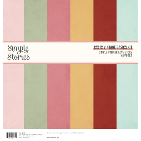 Simple Stories - Simple Vintage Love Story - Basics Kit