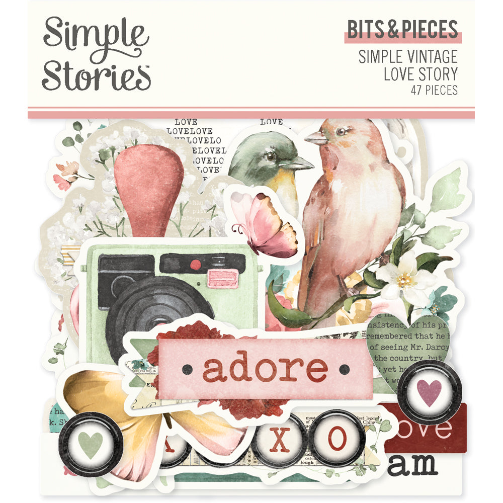 Simple Stories - Simple Vintage Love Story - Bits & Pieces