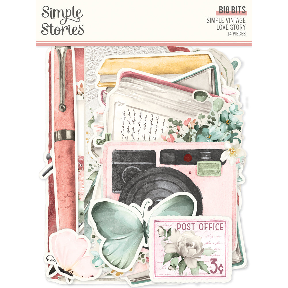 Simple Stories - Simple Vintage Love Story - Big Bits & Pieces