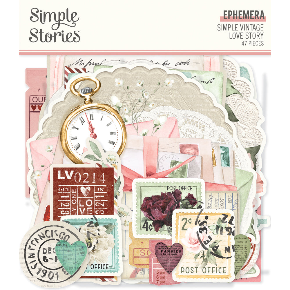 Simple Stories - Simple Vintage Love Story - Ephemera