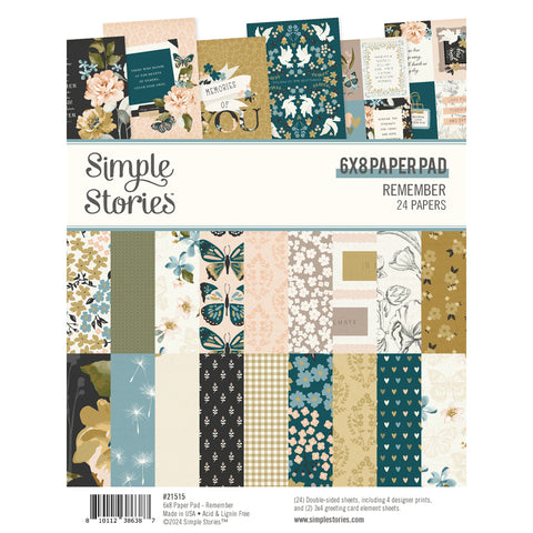 Simple Stories - Remember - 6x8 Paper Pad