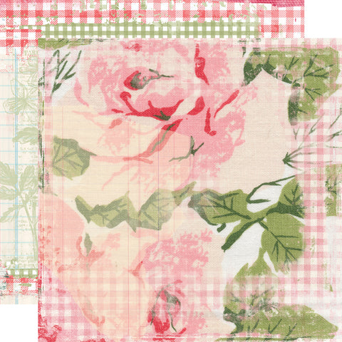 Simple Stories - Simple Vintage Spring Garden - 12x12 Single Sheet - Bloom Brightly