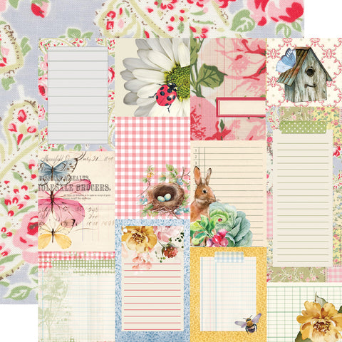 Simple Stories - Simple Vintage Spring Garden - 12x12 Single Sheet - Journal Elements