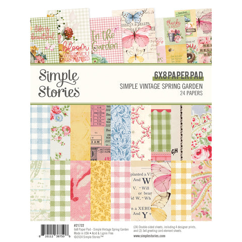Simple Stories - Simple Vintage Spring Garden - 6x8 Paper Pad