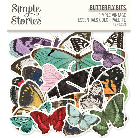 Simple Stories - Simple Vintage Essentials Color Palette - Bits & Pieces / Butterfly