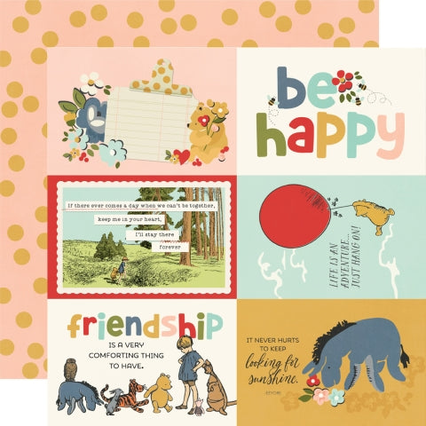 Simple Stories - Say Cheese Classic Pooh - 12x12 Single Sheets - 4x6 Elements