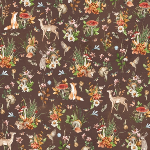 Simple Stories - Simple Vintage Woodlands - 12x12 Single Sheet - Hello Nature