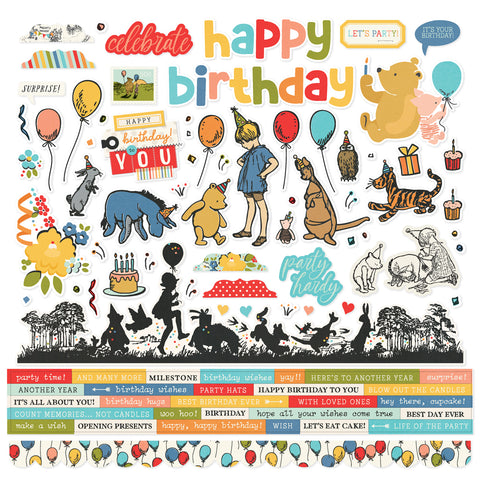 Simple Stories - Say Cheese Classic Pooh Birthday - 12x12 Collection Kit