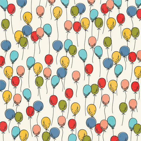 Simple Stories - Say Cheese Classic Pooh Birthday - 12x12 Single Sheet - Ready To Party