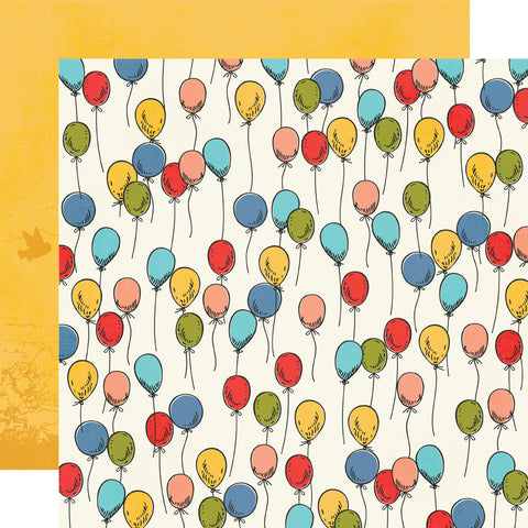 Simple Stories - Say Cheese Classic Pooh Birthday - 12x12 Single Sheet - Ready To Party