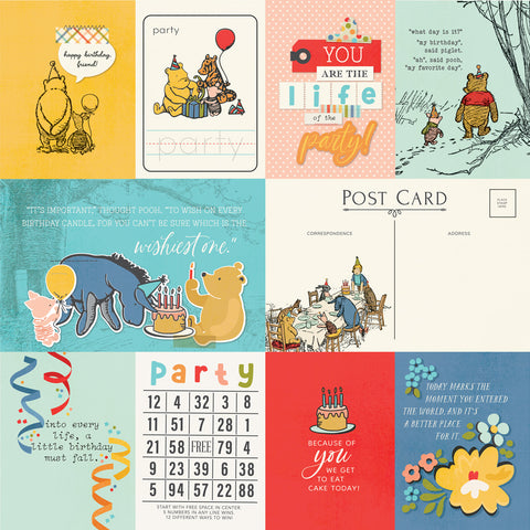 Simple Stories - Say Cheese Classic Pooh Birthday - 12x12 Single Sheet - Elements 2