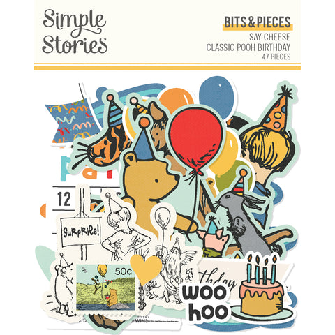Simple Stories - Say Cheese Classic Pooh Birthday -  Bits & Pieces