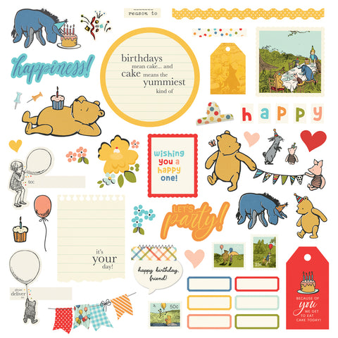 Simple Stories - Say Cheese Classic Pooh Birthday - Simple Cards Card Kit