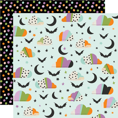 Simple Stories - Spooky Things  - 12x12 Single Sheet - Gone Batty