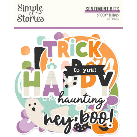 Simple Stories - Spooky Things - Sentiments Bits & Pieces