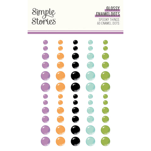 Simple Stories - Spooky Things - Glossy Enamel Dots