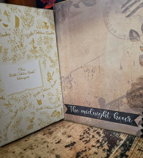 Project Kit - Haunted Mansion Little Golden Book  - 6x8 Binder Kit by Tamra Pre Order - Shipping September September 30th