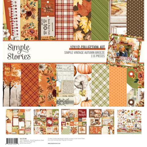 Simple Stories - Simple Vintage Autumn Breeze- 12x12 Collection Kit
