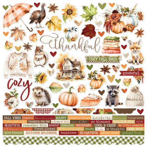 Simple Stories - Simple Vintage Autumn Breeze - Cardstock Stickers