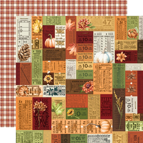 Simple Stories - Simple Vintage Autumn Breeze - 12x12 Single Sheet - Cozy Season