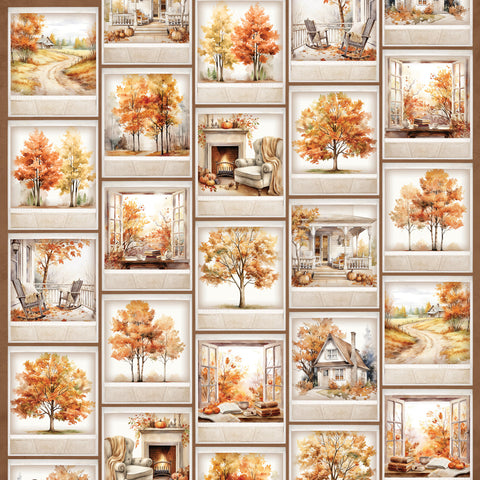 Simple Stories - Simple Vintage Autumn Breeze - 12x12 Single Sheet - Crisp Days