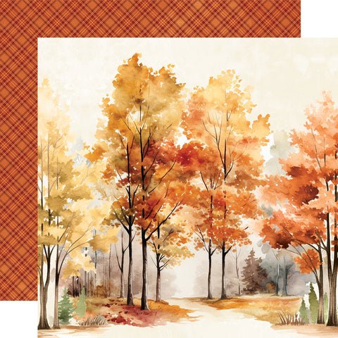 Simple Stories - Simple Vintage Autumn Breeze - 12x12 Single Sheet - Welcome Fall