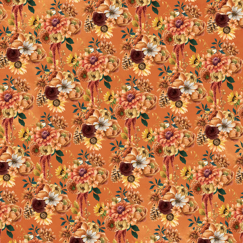 Simple Stories - Simple Vintage Autumn Breeze - 12x12 Single Sheet -Give Thanks