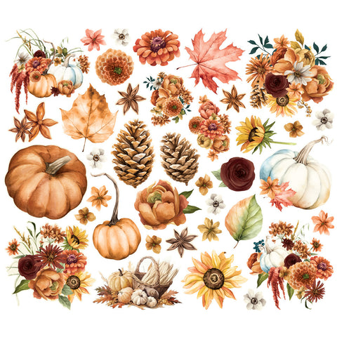 Simple Stories - Simple Vintage Autumn Breeze -  Floral Bits & Pieces
