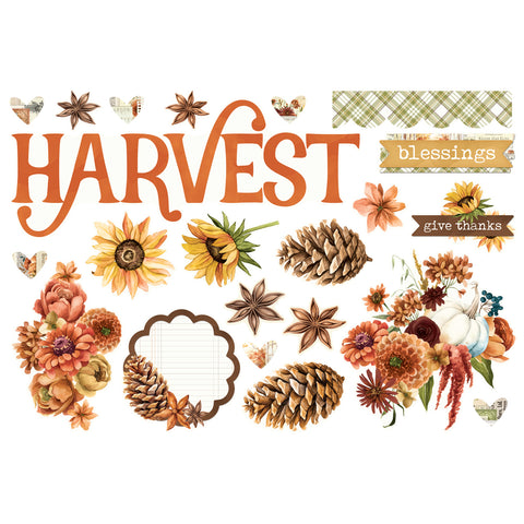 Simple Stories -Simple Vintage Autumn Breeze - Simple Pages Page Pieces