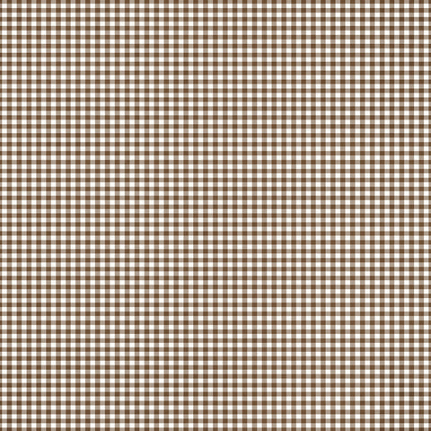 Simple Stories - Simple Vintage Autumn Breeze - 12x12 Single Sheet -Russet Gingham
