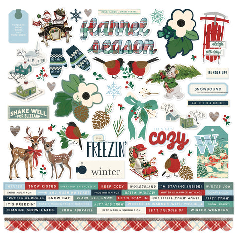 Simple Stories - Simple Vintage Flannel Season - 12x12 Collection Kit
