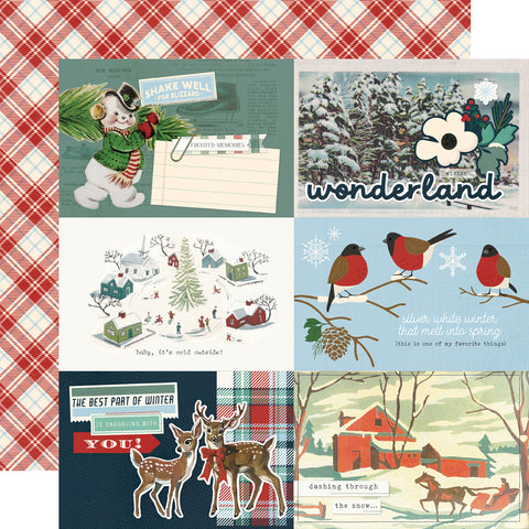 Simple Stories - Simple Vintage Flannel Season  - 12x12 Single Sheet - 4x6  Elements