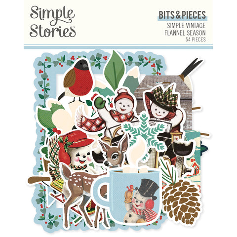 Simple Stories - Simple Vintage Flannel Season -  Bits & Pieces