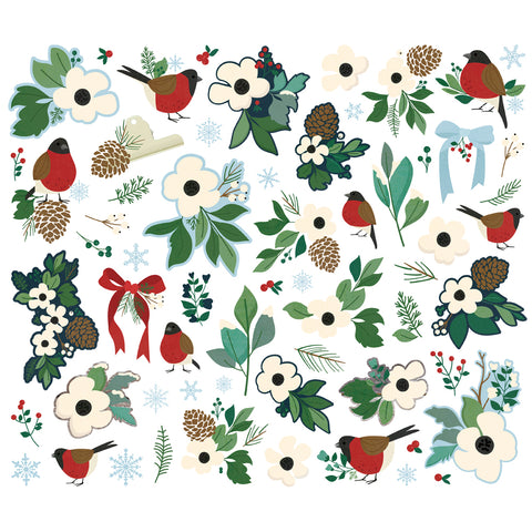 Simple Stories - Simple Vintage Flannel Season -  Floral Bits & Pieces