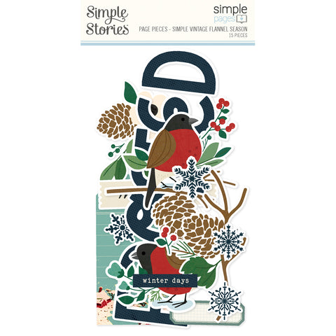 Simple Stories - Simple Vintage Flannel Season - Page Pieces