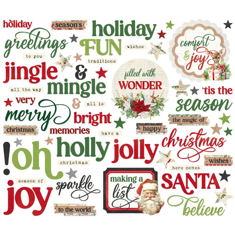 Simple Stories - Simple Vintage Believe -Sentiments Bits & Pieces